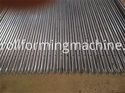 Galvanized Steel Profile Palisade Pales Fence Machine